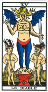 Tarot de Marseille - Le Diable