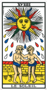 Tarot de Marseille - Le Soleil