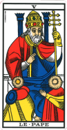 Tarot du Travail - Le Pape