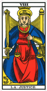 Tarot de Marseille - La Justice